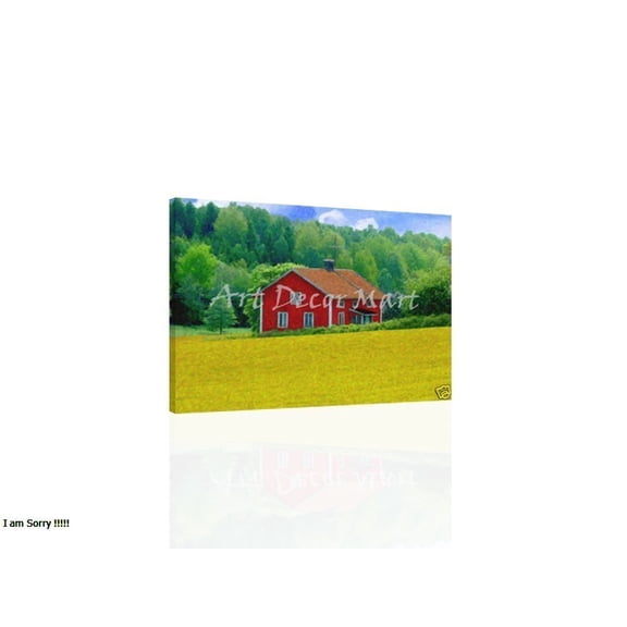 Swedish Stuga - CANVAS OR FINE PRINT WALL ART
