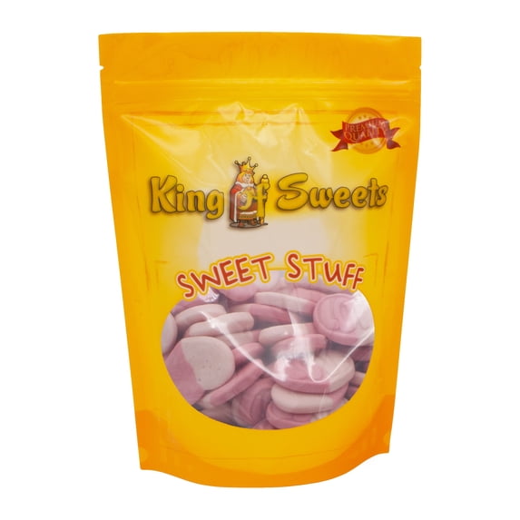 Swedish Style Sweet Strawberry & Vanilla Hearts, 1 Pound in a Resealable Bag - Delicious Swedish Candy