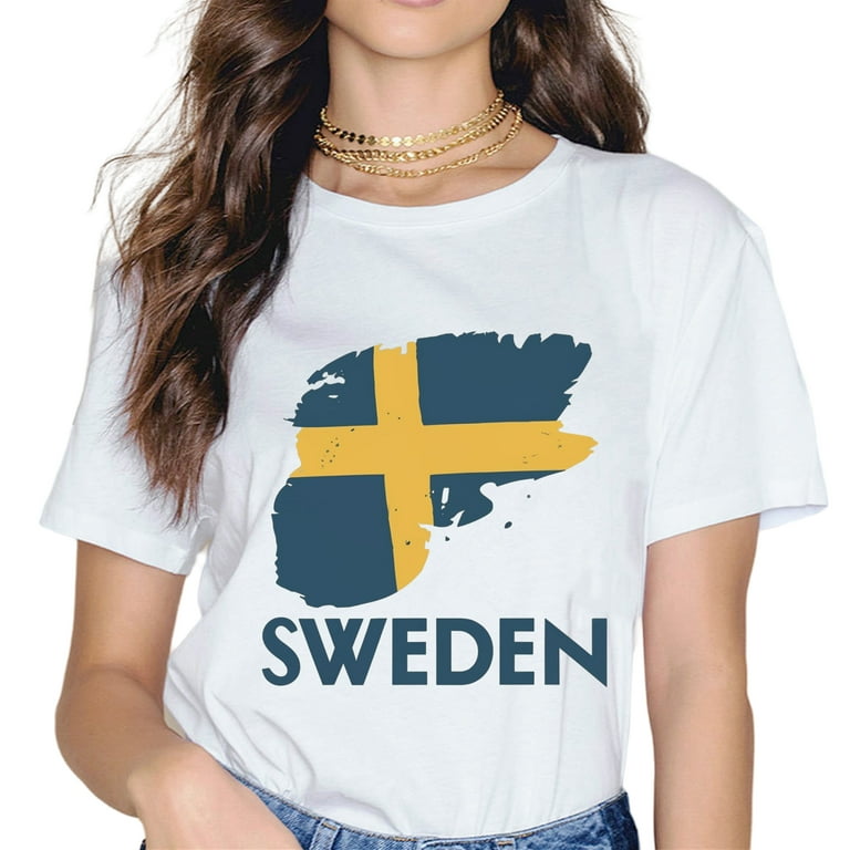 Swedish Gift T Shirt - Sweden Map Country Swedish Gift T Shirt - Sweden Map Country