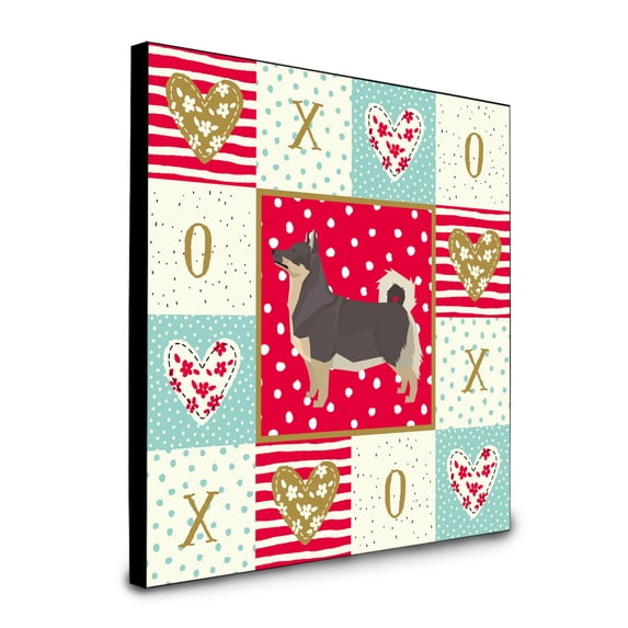 Swedish Vallhund Love Artwork Wall Panel CK5956UP88