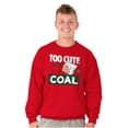 thumbnail image 1 of Swee'Pea Too Cute Get Coal Christmas Sweatshirt for Men or Women Brisco Brands S, 1 of 6