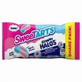 thumbnail image 1 of SweeTARTS Gummy Halos, Candy, Blue Punch and Strawberries and Cream, Tart and Chewy, Soft and Fluffy, 3.5 oz(2pack), 1 of 5