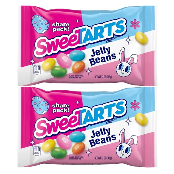 SweeTARTS Jelly Beans, 12 oz 2 pk