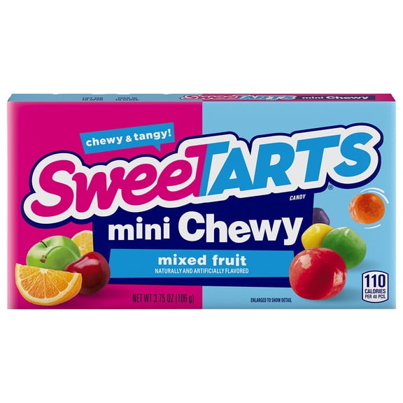SweeTARTS Mini Chewy Candy, 3.75 Ounce Theater Candy Boxes (Pack of 12)RDC36