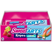SweeTARTS Twisted Rainbow Ropes Candy, 3.5 oz (12 Ct)