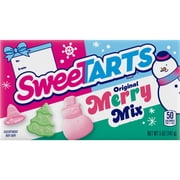 SweeTARTS Merry Mix Holiday Candies, Christmas Candy, 5 Ounce Theater Box