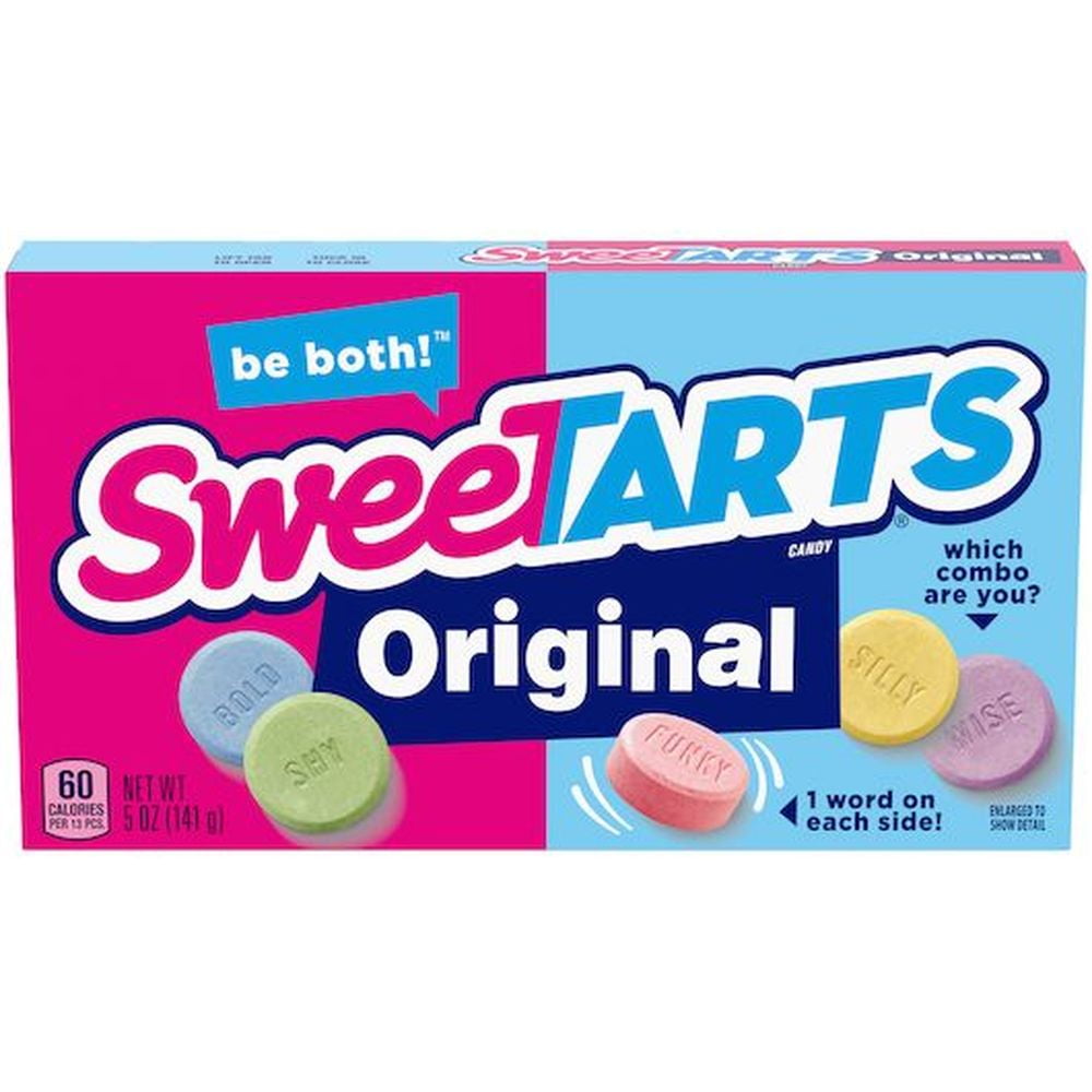 SweeTarts Original Candy - Video Box, 5 Ounce -- 10 per Case.