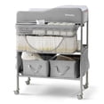 thumbnail image 1 of Sweeby Baby Changing Table, Foldable Diaper Station with Organizer and Waterproof Pad, 1 of 7