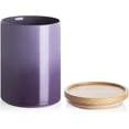 thumbnail image 1 of Sweejar Ceramic Food Storage Jar, Stackable Kitchen Canisters, Containers with Airtight Seal Wooden Lid - 58 Fl Oz ,Gradient Purple, 1 of 6