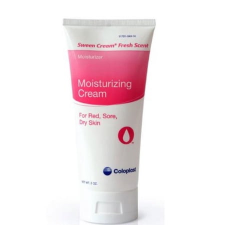 Sween 24 Hand and Body Moisturizer 5 oz. Tube Unscented Cream CHG Compatible, S7092 - Case of 12