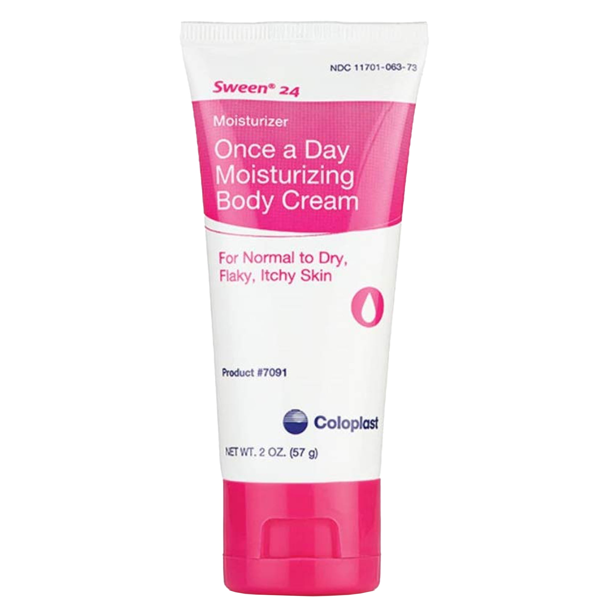 Sween 24 Unscented Hand and Body Moisturizer Cream 2 oz. Tube 7091 1 Ct