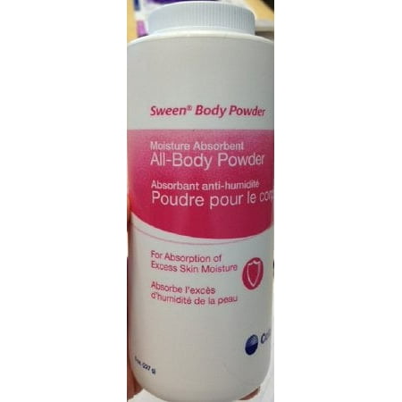 Sween Body Powder 8 Ounce Lightly Scented Shaker Bottle, 505 - CASE OF 36