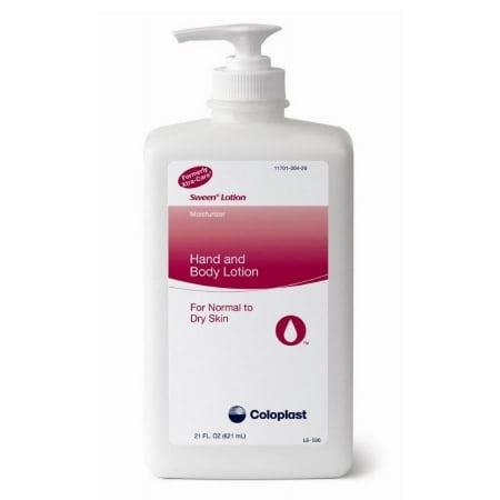 Sween Lotion Hand and Body Moisturizer, Scented, 21 ounce Pump Bottle, 12 Count