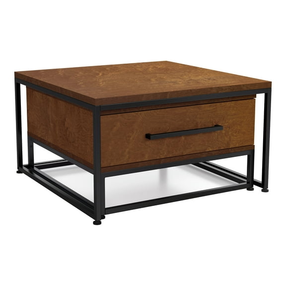 Sweeney Indoor 1-Drawer Wood Birch Nutmeg 2-Piece Nesting Tables for Living Room