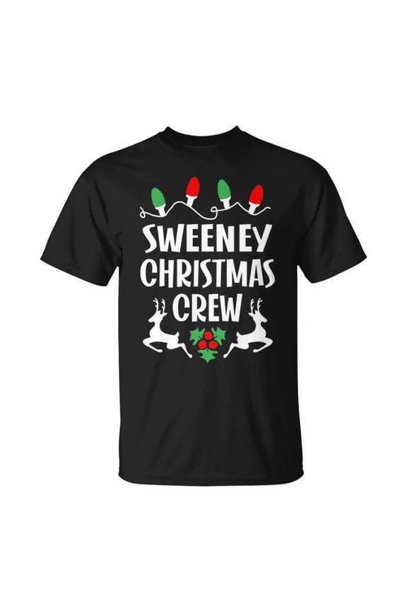 Sweeney Name Gift Christmas Crew Sweeney Unisex TShirt