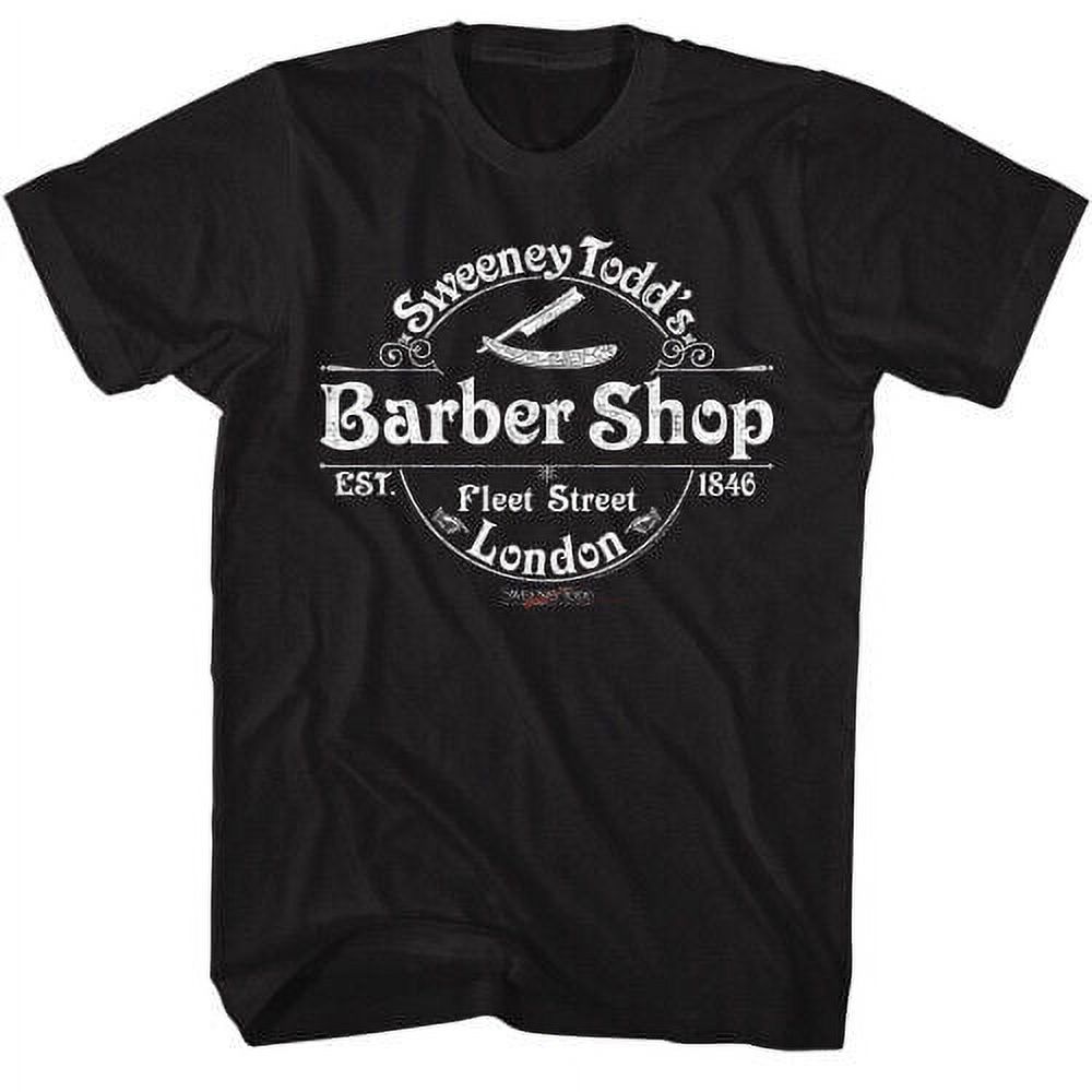 Sweeney Todd Barber Shop Black TShirt