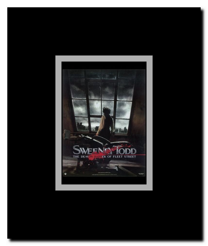Sweeney Todd: The Demon Barber of Fleet Street Framed Movie Poster