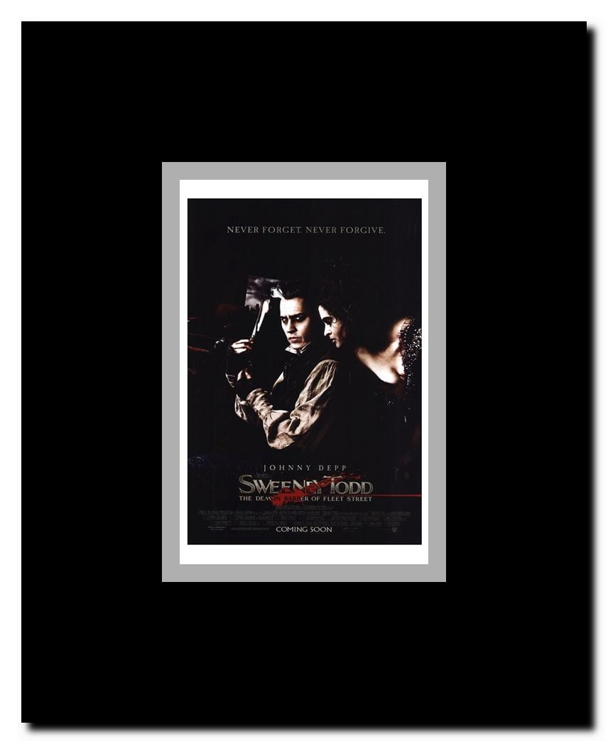 Sweeney Todd: The Demon Barber of Fleet Street Framed Movie Poster