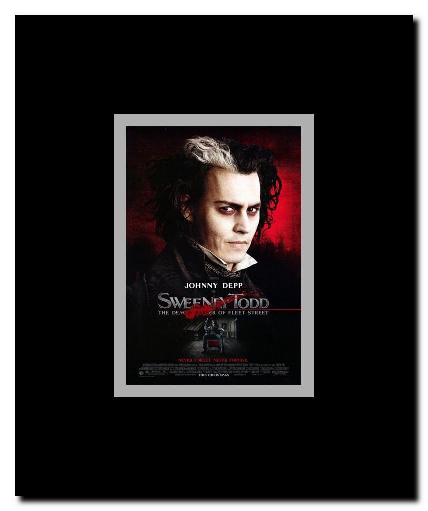 Sweeney Todd: The Demon Barber of Fleet Street Framed Movie Poster