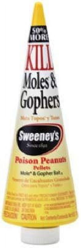 Sweeney's Woodstream M6006 Poison Peanuts Mole & Gopher Bait, 6 oz, Pack of 12