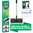thumbnail interactive-video image 1 of Swiffer Sweep + Mop Deluxe Floor Cleaner Bundle Includes 1 Sweep + Mop Device, 25 Heavy Duty Dry Sweeping Cloths, 3 Heavy Duty Wet Mopping Pads, 1 of 13