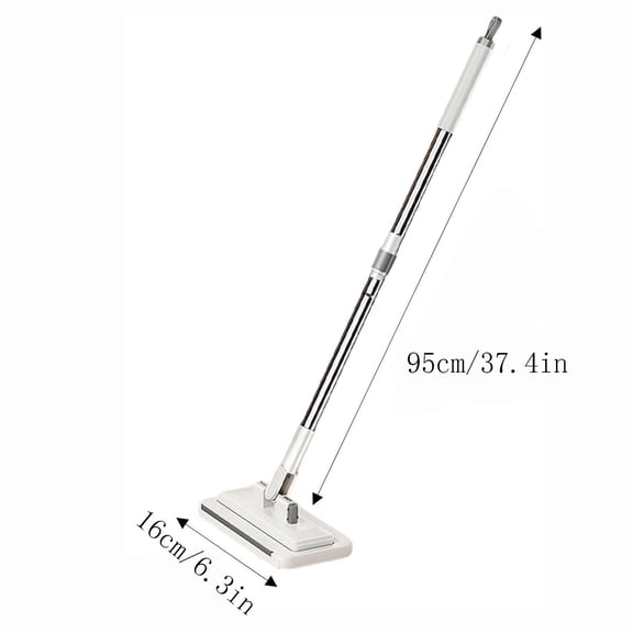 Sweeper Mop No-Touch Dirty Cleaning, Multi Function Lazy Person Cloth, One Button Disassembly Automatic, Disposable Dust Mop for House Wall Bathroom Toilet Corners Multi Surface Cleaning