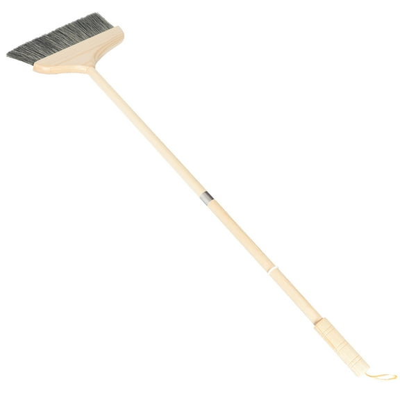 Sweeper Sweeping Wooden Long Handle Broom Soft Bristles Carpet Cleaning