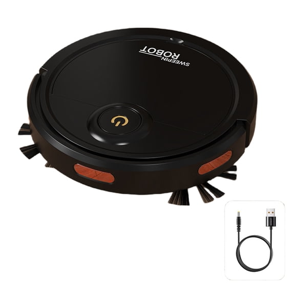 Sweeping Mopping Robot Cleaner Strong Suction Motor Small Design Quiet Home Appliance Texture