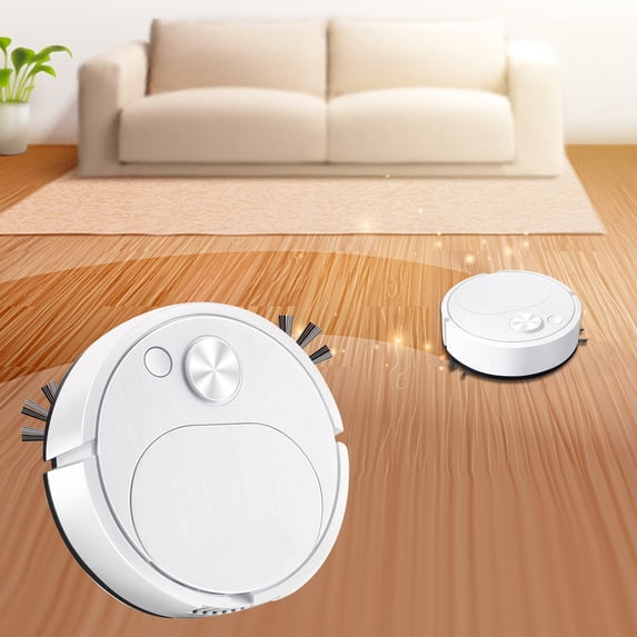 Sweeping Robot Mop Suction Intelligent 3-in-1 Cleaning Machine Lazy Vacuum Cleaner Automatic Floor Cleaner for Home Tile Carpet Dust Pet Hair Compact Smart Appliance