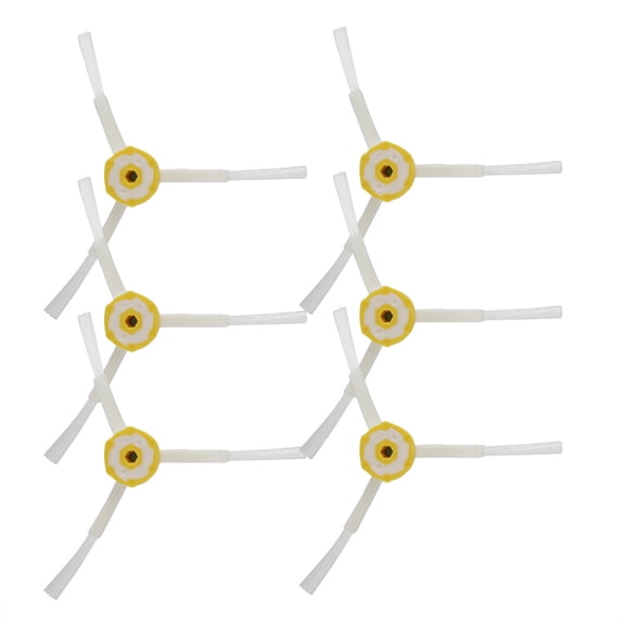 Sweeping Robot Replacement Side Brushes Kit for Roomba 500 600 700 Series Vacuum Cleaner (6Pcs / 120 x 120 mm)