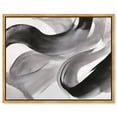 thumbnail image 1 of Sweeping Shadows II Canvas Print Black Grey Art by Art Remedy, Gold Frame, 36 x 30, 1 of 6