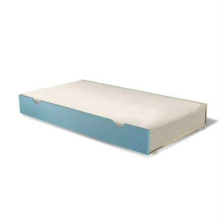 Sweeps Twin Size Trundle Bed Add-on For Bunk Beds, Blue