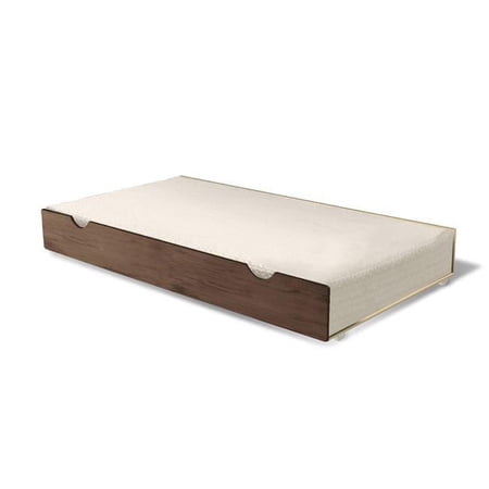 Sweeps Twin Size Trundle Bed Add-on For Bunk Beds, Chestnut
