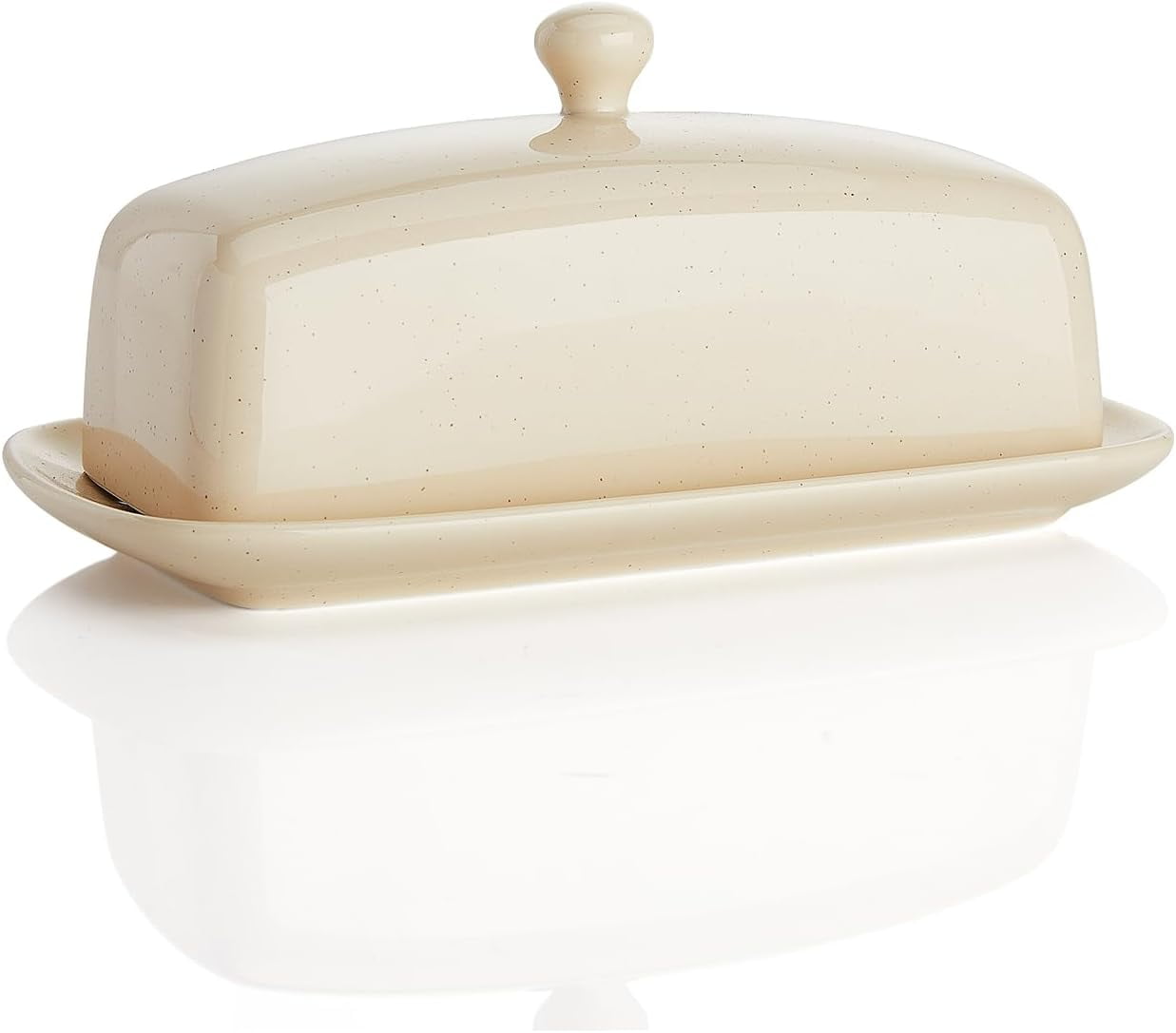 Sweese Porcelain Butter Dish with Lid - Thumbnail 2