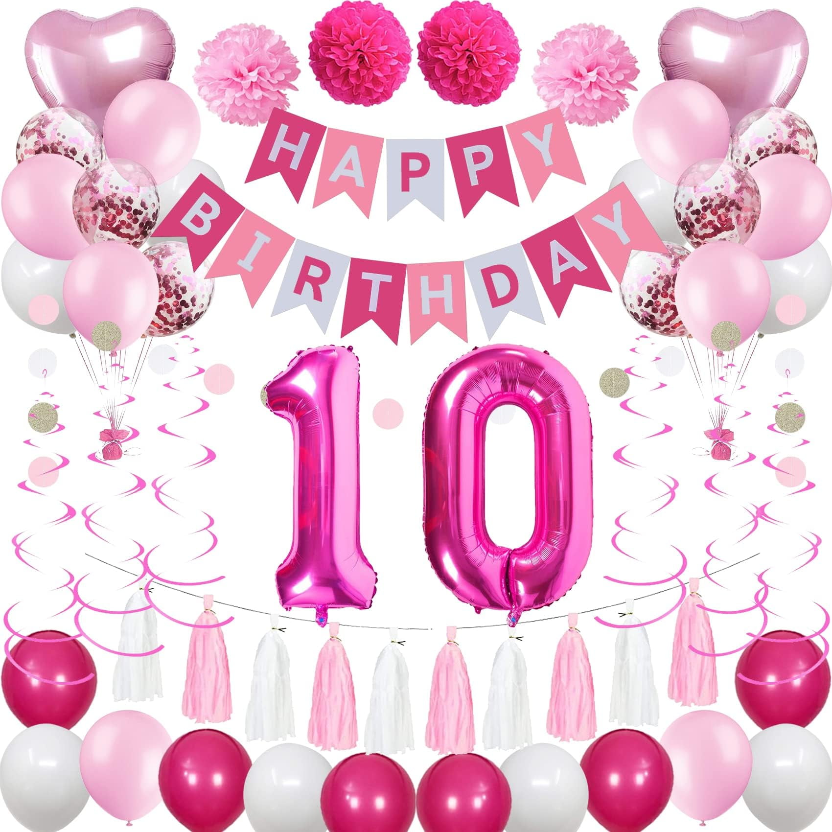sweet-10th-birthday-decorations-for-girls-afn1pink-and-white-10-happy