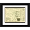 thumbnail image 1 of Sweet 14x11 Black Ornate Wood Framed with Double Matting Museum Art Print Titled - Texas Railroad Guide - Sweet 1874, 1 of 4