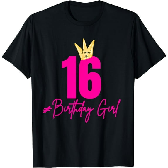"Sweet 16" 16th Birthday Sweet 16th Birthday Shirts Party T-Shirt