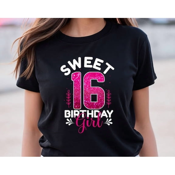 Sweet 16 Birthday Girl Unisex T-Shirt: Daughter Gift
