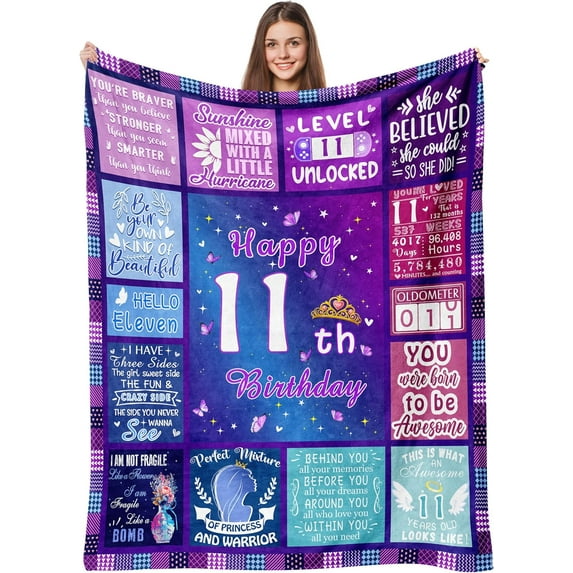 Sweet 16 Gifts for Girls, 16 Year Old Girl Gifts for Birthday, 16th Birthday Gifts Blanket for Girls Daughter Sister, Sweet Sixteen Gift Ideas for Girl, 16th Birthday Decorations Blanket 60"X50"