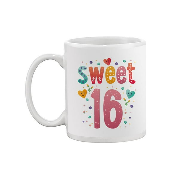 Sweet 16 Mug - SPIdeals Designs,