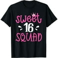 thumbnail image 1 of Sweet 16 Squad - 16th Birthday T-Shirt, 1 of 3