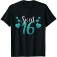 thumbnail image 1 of Sweet 16 T-Shirt With Blue Hearts Clothing, 1 of 3