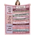 thumbnail image 1 of Sweet 18th Birthday Gifts for Girls Blanket 60"x50", Sweet 18 Gifts for Girls - Best 18th Birthday Gift Ideas - Funny Gift for 18-Year-Old Girl - 18th Bday Party Decorations for Women Blankets, 1 of 5