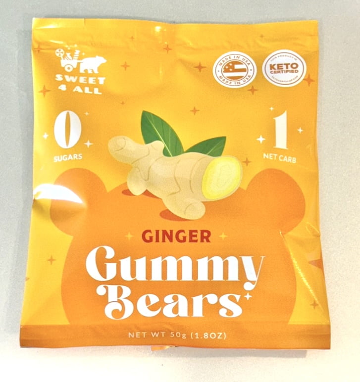 AllNatural Ginger Gummy Bears KETO, Sugar Free, Sri Lanka Ubuy