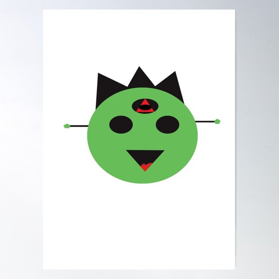 Sweet Alien Poster Wall Art, Modern Wall Decor For Living Room Bedroom, 12x18 UNFRAMED