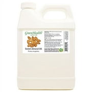 Sweet Almond – 32 fl oz (946 ml) Plastic Jug w/Cap – For Hair, Skin, & Nails - 100% Pure Carrier Oil - GreenHealth