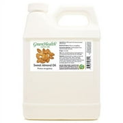 Sweet Almond   32 fl oz 946 ml Plastic Jug w/Cap   For Hair, Skin, Nails - 100% Pure Carrier Oil - GreenHealth