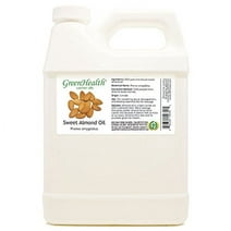 Sweet Almond – 32 fl oz (946 ml) Plastic Jug w/Cap – For Hair, Skin, & Nails - 100% Pure Carrier Oil - GreenHealth