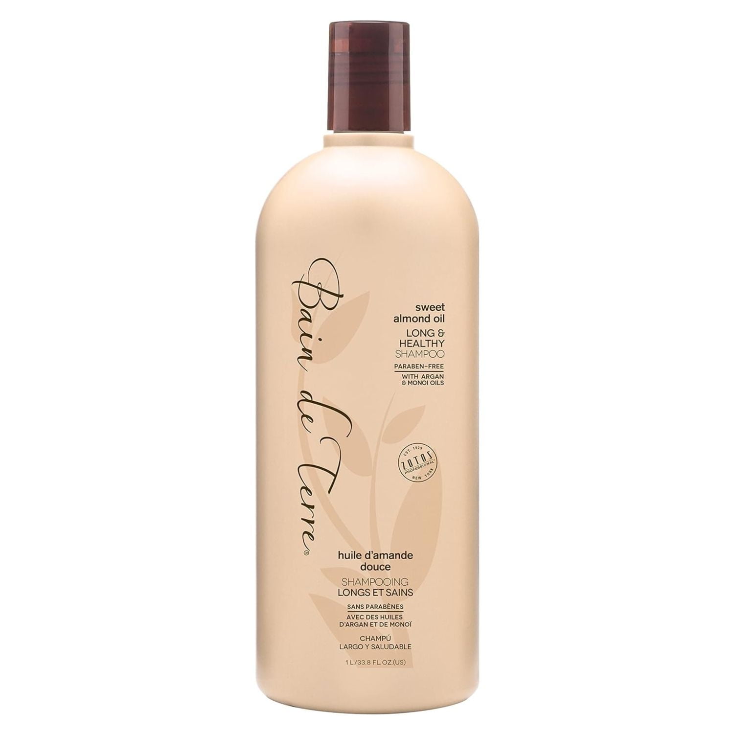 Sweet Almond Oil Long & Healthy Shampoo by Bain de Terre for Unisex - 33.8 oz Shampoo