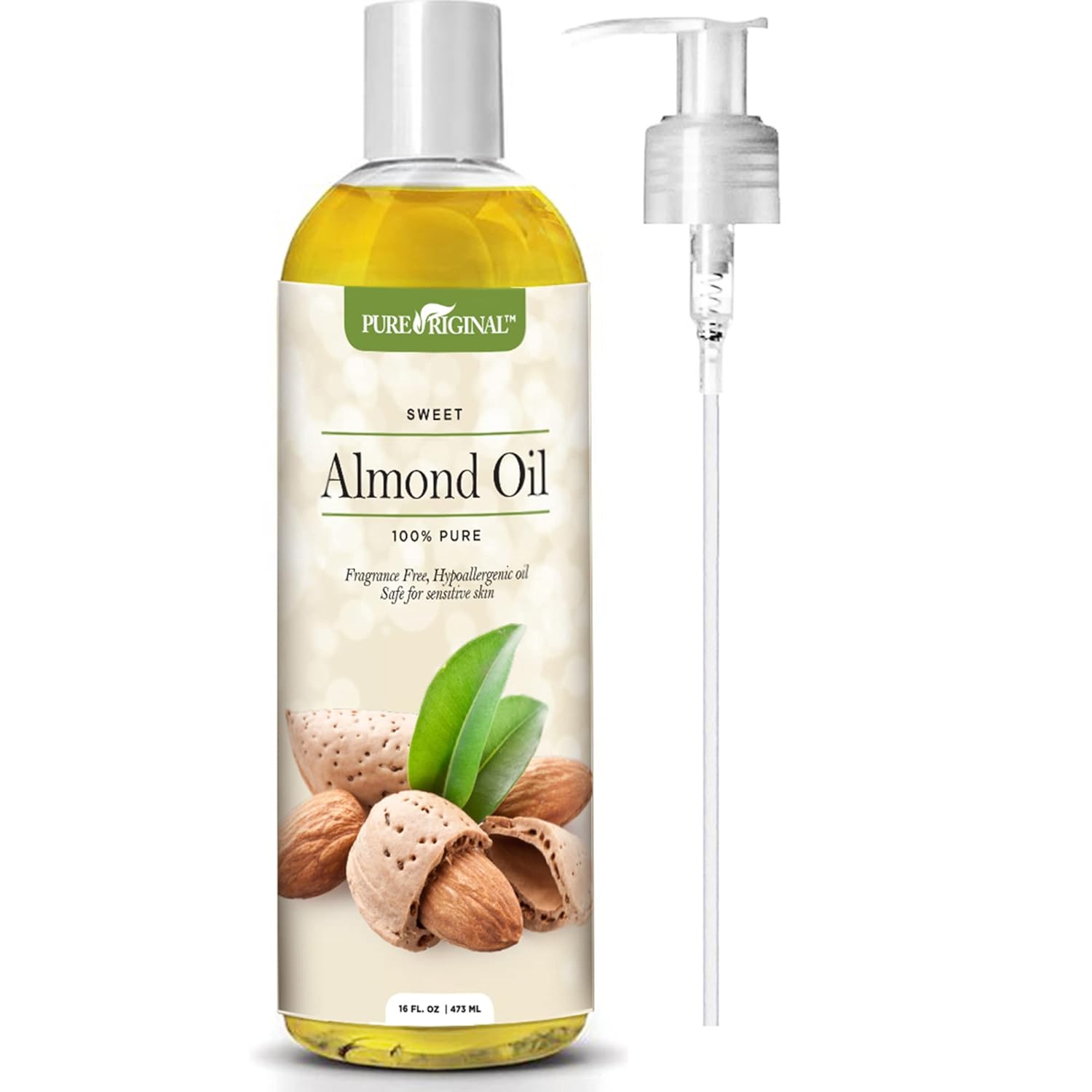 Sweet Almond Oil for Skin and Hair Moisturizing and Natural Pure Almond